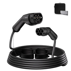 Nabíjací kábel typu coolladen 2 pre elektrický automobil 22kw 32a 3-fázová nabíjačka ev s prenosným vreckom, kompatibilný s akýmkoľvek elektrickým autom