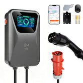 Coolladen 11kW/22kW Wallbox EV Charger Type 2 – OCPP 1.6J Smart App Control, RFID Card, WiFi/4G, IP65 Waterproof Commercial & Home Charging Station