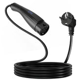 Coolladen Prenosná nabíjačka EV 3,6 kW | 16A Schuko na Type 2 | Integrovaný jednodielny dizajn | Nastaviteľný prúd (5 m/10 m)