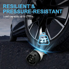 Coolladen typ 2 na typ 2 nabíjací kábel pre elektrický automobil 3.5kw ~ 11kw/16 ~ 32a 5m 3-fázová nabíjačka ev s prenosným vreckom, kompatibilná s akýmkoľvek elektrickým autom