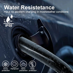 Coolladen 3.5kw ~ 22kw typ 2 na nabíjačku tesla ev 5m phev ev nabíjací kábel, kompatibilný s elektrickým automobilom tesla