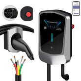 Coolladen EV 11kW nástenná nabíjacia stanica Wallbox typ 2 so smart aplikáciou , 16A domáca nabíjacia stanica,5m EV vysokoprúdový rýchlonabíjací kábel