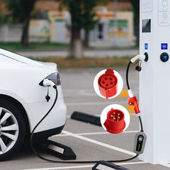 Zástrčka typu 2 do zásuvky cee16a, adaptér pre nabíjačku 11kw ev na čerpanie napájania z nabíjacej stanice