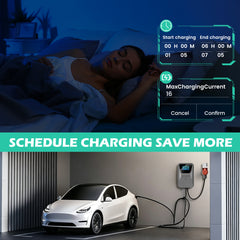 Stacionárna nabíjacia stanica EV Wallbox Coolladen 11 kW/22 kW Typ 2 – inteligentná správa OCPP 1.6J, RFID s viacerými kartami a ovládanie cez aplikáciu, káblové komerčné aj domáce EVSE